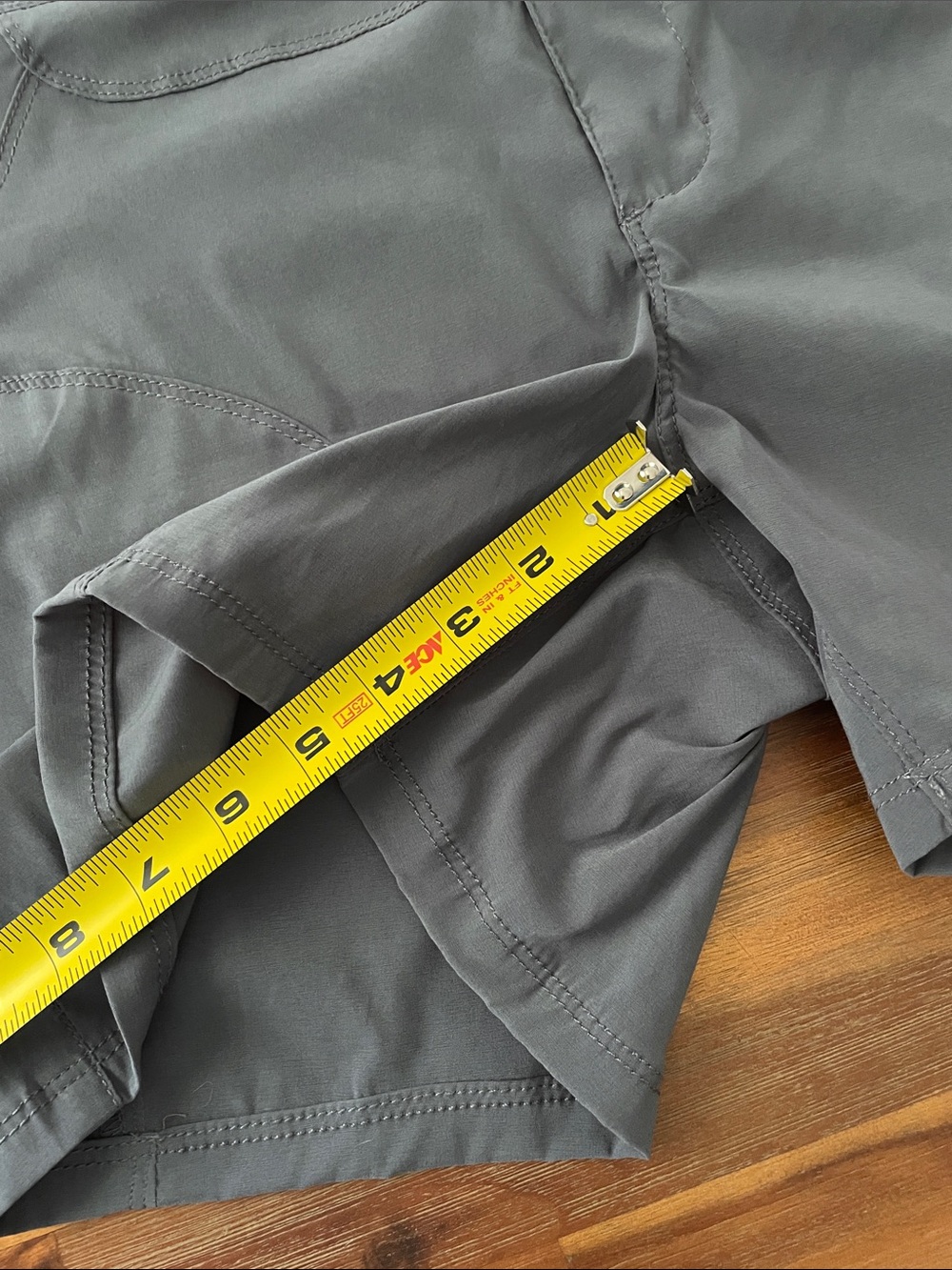 Toad&Co Women's Athletic Shorts in Slate Gray - Picture 4 of 5